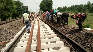 PQRS WORK (Sleeper renewal of Indian Railway Track)
