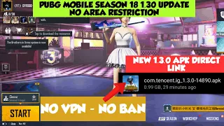 How to Play PUBG Mobile without VPN | Download Season 18 Global 1.3.0 & Update PUBG Mobile