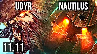 UDYR vs NAUTILUS (JUNGLE) | 2.1M mastery, 900+ games, 7/2/8, Godlike | NA Diamond | v11.11