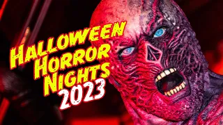 Halloween Horror Nights 2023 Hollywood - All Mazes and Scare Zones 4K | HHN 32