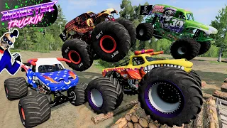 Monster Truck Mud Battle #24 | BeamNG Drive | Mace Mace Tv