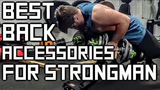 THE BEST BACK ACCESSORIES FOR STRONGMAN | Strongman Back Workout