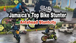 Jamaica's Best Bike Stunter Antshead Stuntcity | Jorie aka Bad Indian |#bikestunt #bike #motorcycle