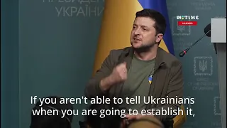 "Якщо ви не готові зараз, то дайте нам термін коли" - Зеленський про закриття неба