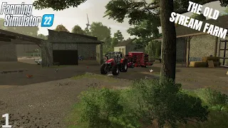 STARTING  A NEW MAP Farming Simulator 22 Timelapse - The Old Stream Farm FS22 Episode 1