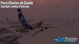 Paris-Charles de Gaulle Landing - Weekly Challenge - Airbus A320neo - Microsoft Flight Simulator