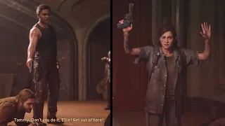 The Last of Us Part 2 - Abby Confronts Ellie + Kills Jesse // Both Abby + Ellie's Perspective