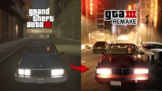 GTA III Remake - Rockstar VS TeaserPlay | Unreal Engine 4 vs Unreal Engine 5