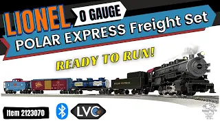 O Gauge Lionel -  POLAR EXPRESS "FREIGHT" Train Set with VOICE CONTROL!