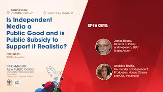 Is Independent Media a Public Good ? - #WorldPressFreedomDay Conference 2021