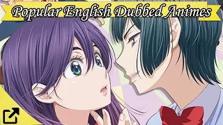 Top 500 Popular English Dubbed Animes 2018  (Of All Time)