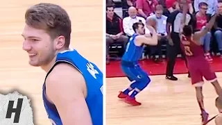 Luka Doncic NASTY Step Back Three Over James Harden | Mavericks vs Rockets - February 11, 2019