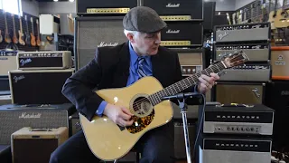 PRESTON THOMPSON D-GA VINTAGE CUSTOM GRANADILLO Dreadnought Demo at Martin Music in Memphis, TN