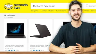 OS MELHORES NOTEBOOKS DO MERCADO LIVRE PRA ESTUDAR, TRABALHAR E JOGAR