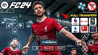 NEW ! eFootball PES 2024 PPSSPP Patch EA Fc Update Transfers & Kits Camera PS5 Real Face Graphics HD