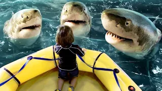 Perdu Lors d’Une Tempête Dans l’Océan, Il Apprend A Contrôler Les Requins…