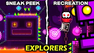 Explorers: Sneak Peek VS Recreation