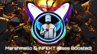 Marshmello & INFEKT Loaded (Bass Boosted)