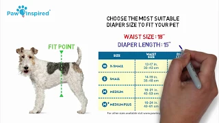 Four Easy steps to Fit your Pet with Dog Diapers