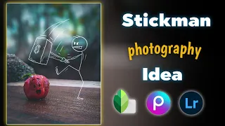 Mobile Photography Idea 🔥 | Stickman photo editing #viralvideos #mobilephotography #trending