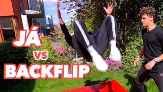 Jak jsem se učila BACKFLIP | BV