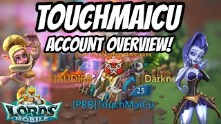 TouchMaiCu Full 10 BILLION Account Overview! - Lords Mobile