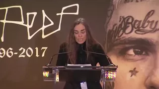 Liza Womack talks about her son Lil Peep during his tribute