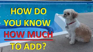 How Much Pool Chemicals To Add