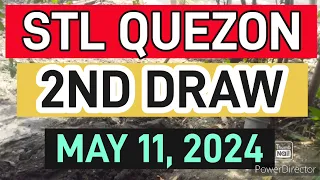 STL QUEZON RESULT TODAY 2ND DRAW MAY 11, 2024  4PM