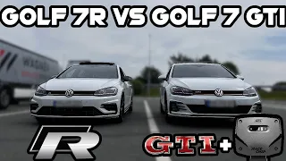 GOLF 7 GTI + RACECHIP VS GOLF 7R - Wer ist schneller ?!