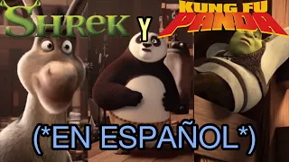 SHREK en KUNG FU PANDA: Kung Fu Panda 3 TRAILER (Español Latino)