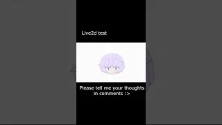 Live2d head turn test |  Gacha Club