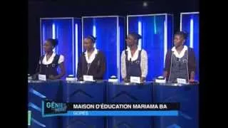 Génies en Herbe : Maison d"éducation Mariama Ba de Gorée VS  Lycée  David Diop Mendes