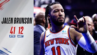 Brunson Burner with 41 PTS 🔥 vs 76ers | 3rd May, 2024