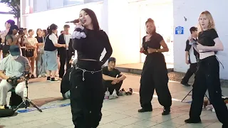 [STREET ARTIST] DAHLIA. FIRST HONGDAE BUSKING. 230902.