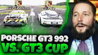 GT3 992 vs. Porsche GT3 Cup 🏎️ DRAG RACE  🔥 | Marc Gebauer Highlights