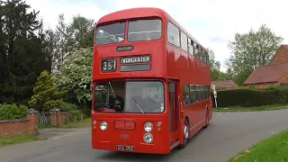 Transport Museum, Wythall - May Day Running Day - 1966 BMMO D12 bus ride