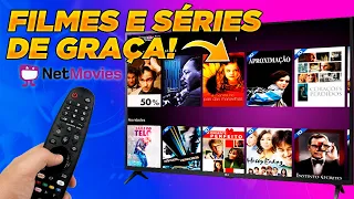 FILMES e SÉRIES DE GRAÇA na SMART TV! Análise NETMOVIES