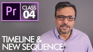 New Sequence and Timeline - Adobe Premiere Pro CC Class 4 - Urdu / Hindi