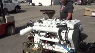 Cummins Marine 6BTA 5.9  330B Engine Startup for Jon S.