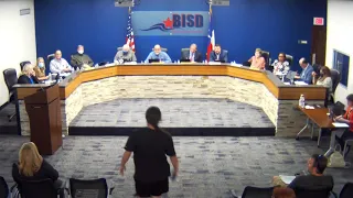 August 30, 2021 BISD Special Called Board Meeting