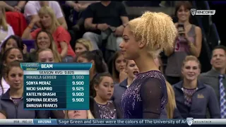 Danusia Francis 2016 Beam Pac-12 Championships