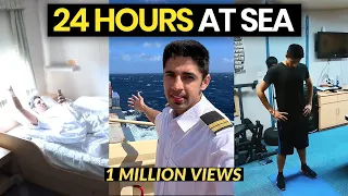 This is How I spend 24 hours on a SHIP as an Officer & YouTuber!