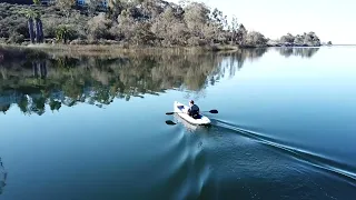 Motorizing a Sea Eagle inflatable kayak with a Bixpy motor