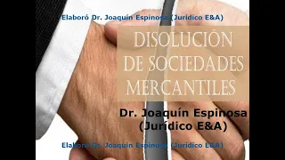 DISOLUCION de Sociedades Mercantiles