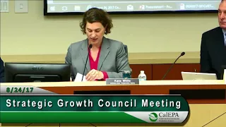 Strategic Growth Council Meeting - August 24, 2017