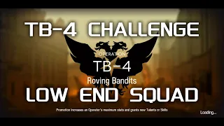 TB-4 CM Challenge Mode | Ultra Low End Squad | A Light Spark in Darkness | 【Arknights】