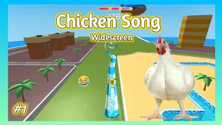 WaterPark Slide Race - Chicken Song Widescreen. V Gamer