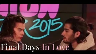 Zayn And Harry's Final Days Together