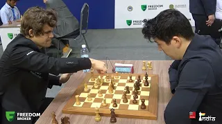 Magnus Carlsen plays 1.b3 against ChessBrah Eric Hansen | World Rapid 2022